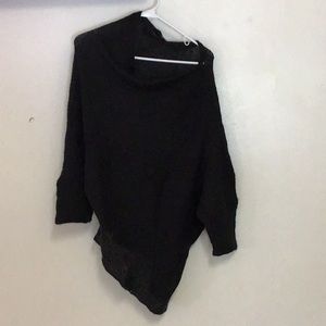 NWT wooden ships asymmetrical sweater size m/l